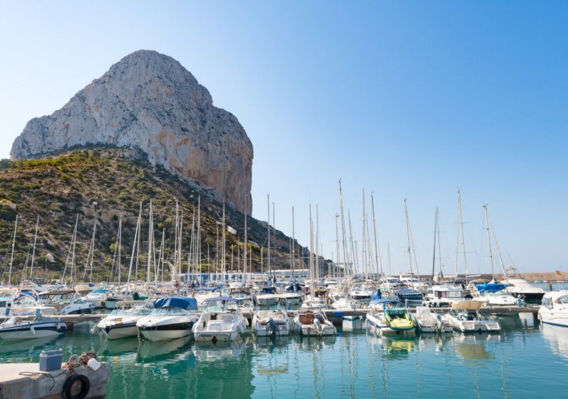 De jachthaven van Calpe