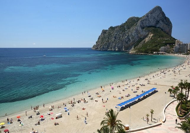 Calpe beach